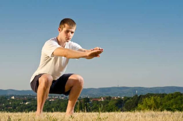 Les squats sont un exercice efficace pour prévenir la prostatite